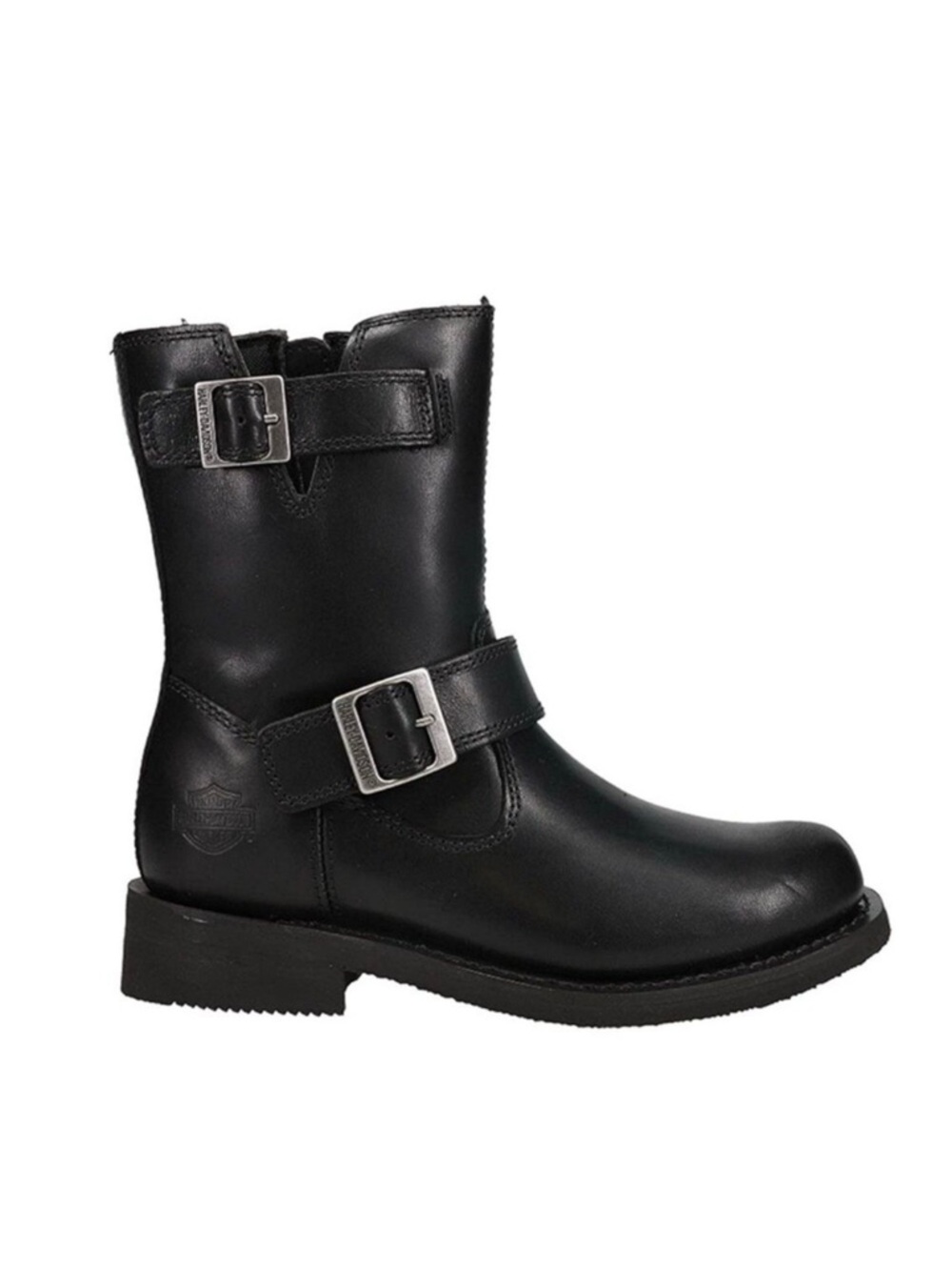 Frye Vicky Engineer Short Buckle Motorcycle Boot Black Leather Women’s Size 7